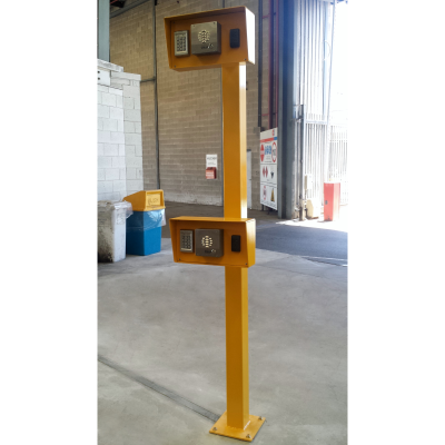 Dual Card Reader Bollard